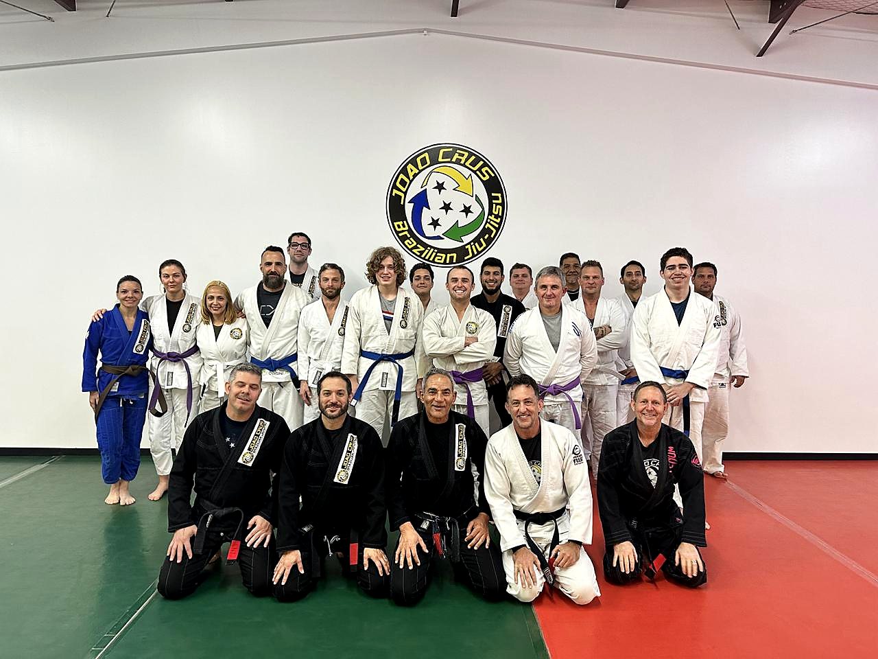 Joao Crus BJJ students and instructors gathered at the academy